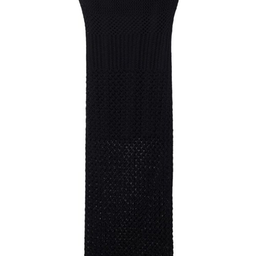 Stradivarius Crochet Maxi Dress size XS like new, black