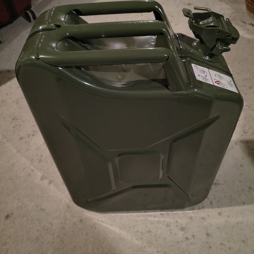 Fuel transfer canister military type 20 liters new