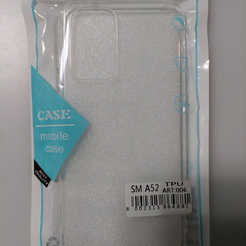 Samsung Galaxy A52s transparent case new