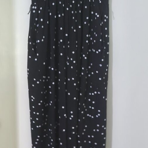 Polka Dot Jumpsuit George XS like new, black and white