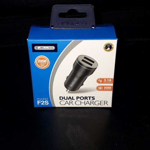 Dual USB Quick Car Charger Jellico καινούργιο με 3,1Α max output