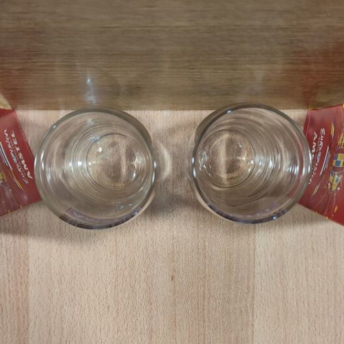 Amstel Eurovision Song Contest Athens 2006 glass set of two new