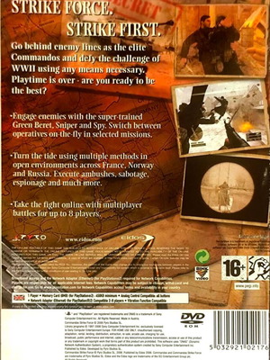 Commandos Strike Force PS2 παιχνίδι μεταχειρισμένο