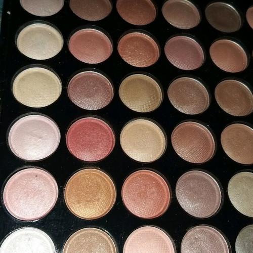 Eyeshadow palette used, barely applied