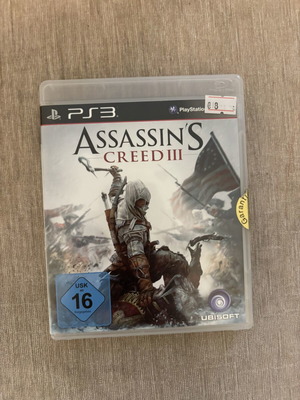 Assassin’s Creed III παιχνίδι για PlayStation 3 μεταχειρισμένο, πλήρες