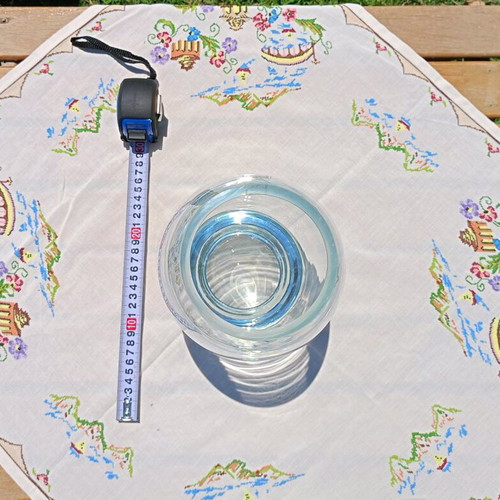 Espiel glass vase new, handmade crystal