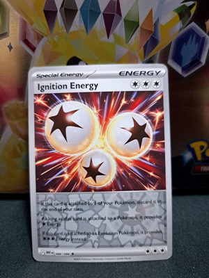 Ignition Energy Reverse Holo Pokémon White Flare like new