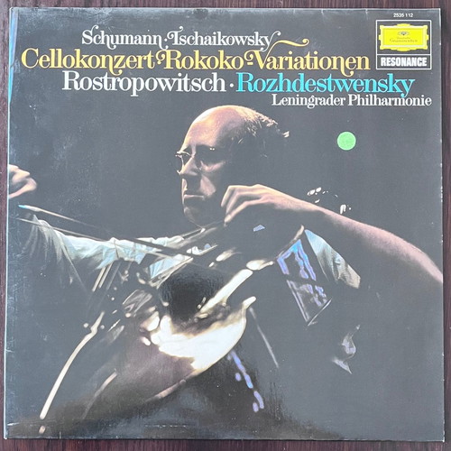 Schumann Tchaikovsky Cellokonzert Rokoko Variationen vinyl used, classical