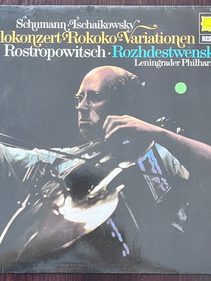 Schumann Tchaikovsky Cellokonzert Rokoko Variationen vinyl used, classical