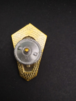 Technical School Soviet Union Railroad Screwback Badge 70s-80s
