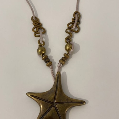 Handmade necklace with starfish like new