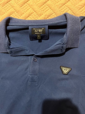 Armani Jeans αντρική μπλούζα μπλε σαν καινούργιο, μέγεθος L