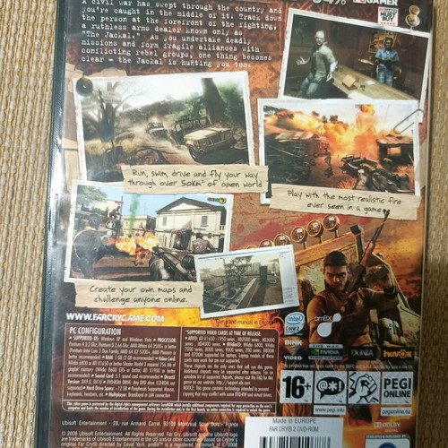 Farcry 2 for PC like new with map