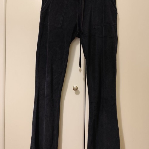 Mymoo small velour tracksuit used, black, size S