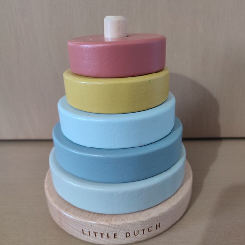 Little Dutch wooden stacking rings like new