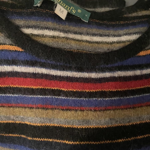 Leonard's striped lambswool sweater, size M