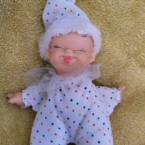 Vintage clown dolls used, pack