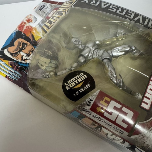 Marvel Legends Wolverine 25th Anniversary Silver Edition action figure new