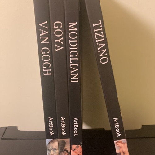 Art books like new, set of four on painters' work