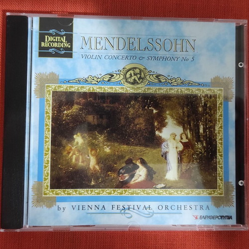 Mendelssohn Violin Concerto & Symphony No 5 CD like new, classical