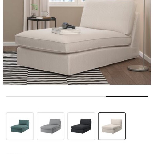 IKEA Kivik Sezlong in Grey, New