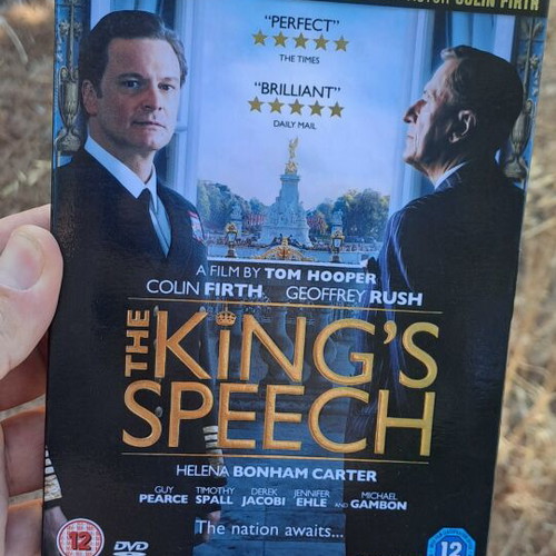 The King's Speech DVD like new, social drama with English subtitles