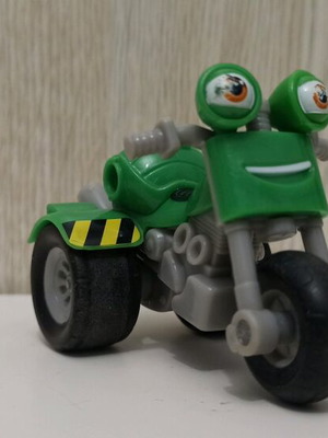 Ricky Zoom Core Racer DJ Rumbler three-wheeler motorcycle used Tomy