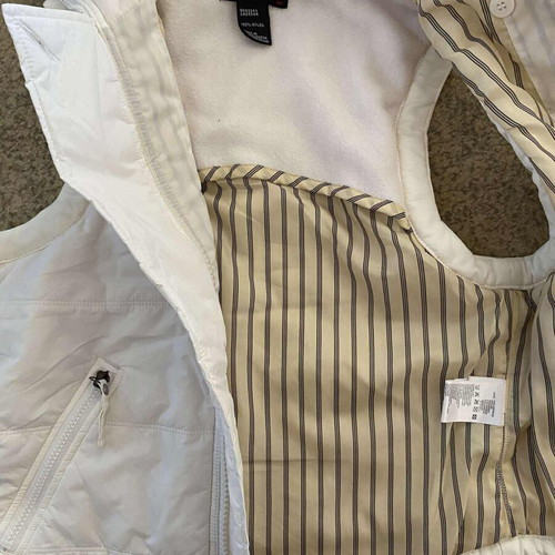 Diesel puffer vest women's small used, white