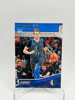 2018-19 Panini Chronicles Luka Doncic Playoff Rookie card