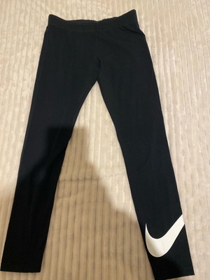 Nike κολάν μεταχειρισμένο, παιδικό μέγεθος 146, μαύρο