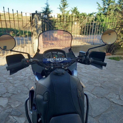 Honda Transalp 600 motorcycle 1998, purple