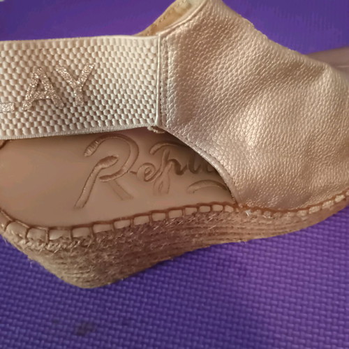 Replay platform shoes new, unused, gold-silver, size 41