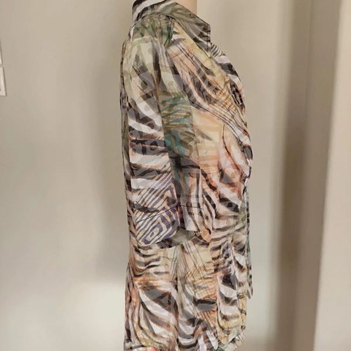 Walbusch women's summer shirt XL like new, multicolor