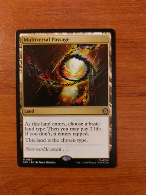 Multiversal Passage Magic the Gathering like new