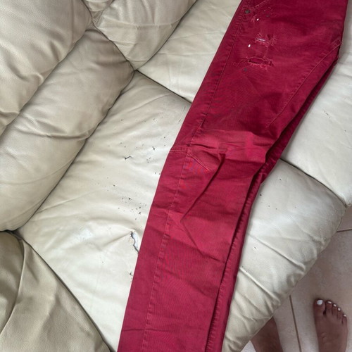 Tresor Jeans men's pants red like new, size 28