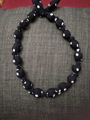 Polka Dot Necklace new handmade