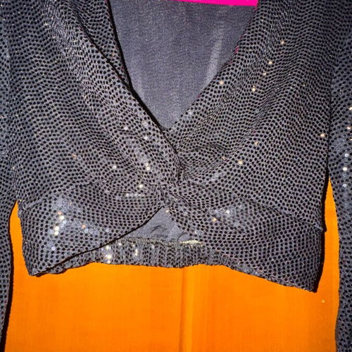 Women's shiny sequin set new, black