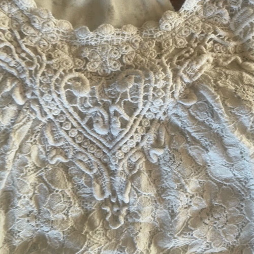 Women's dress used, size S, white