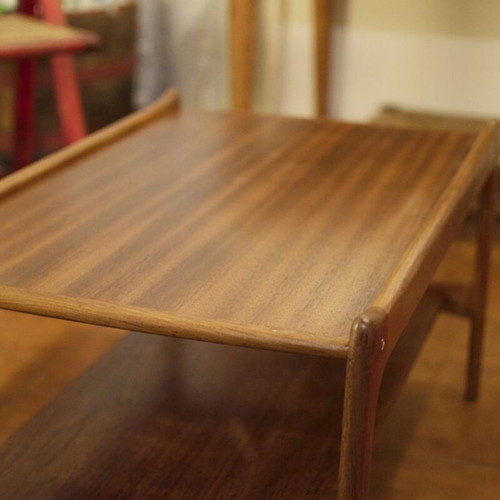 Danish Cabinetmaker Bar Cart like new, rosewood, 1960s