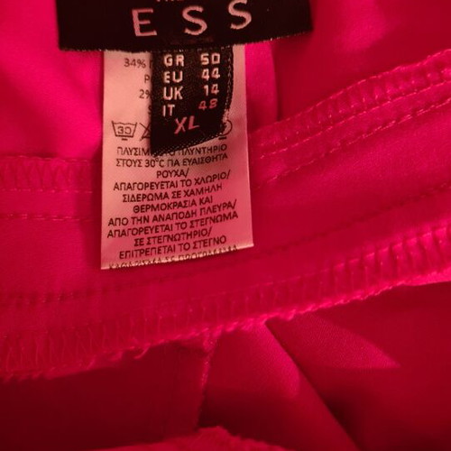 Pants fuchsia straight slim fit new Access XL 42 14