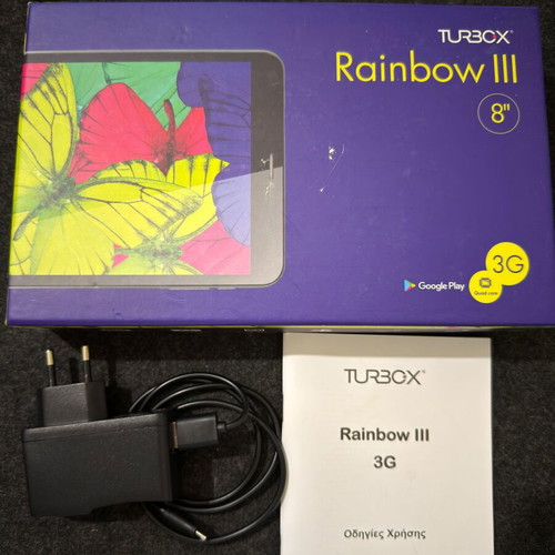 Turbo-X Rainbow III 3G tablet like new