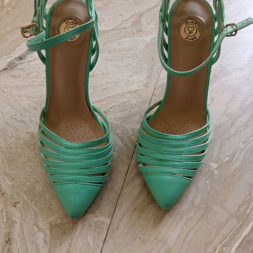 Axel vintage mint green pumps size 39 used