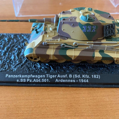 Tiger-1944 battle tank miniature used, collectible
