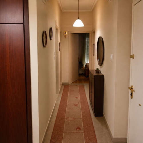 Apartment 125 m² in Thessaloniki Ampelokipoi, furnished with balcony and security door