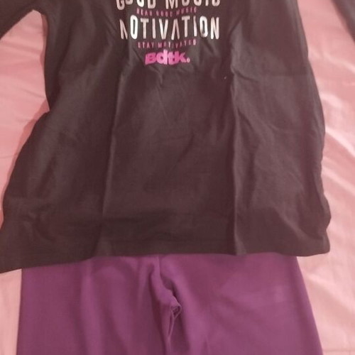 BodyTalk set for girls 10-12 years like new, black and purple