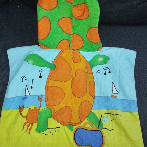 Children's beach towel like new, 50x100cm, 100% cotton