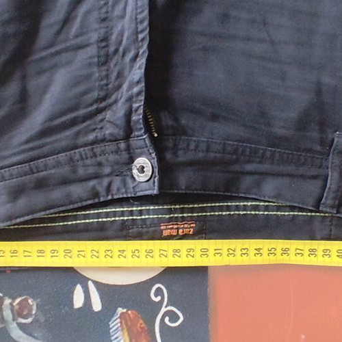 Zara men's pants used, black, size 50