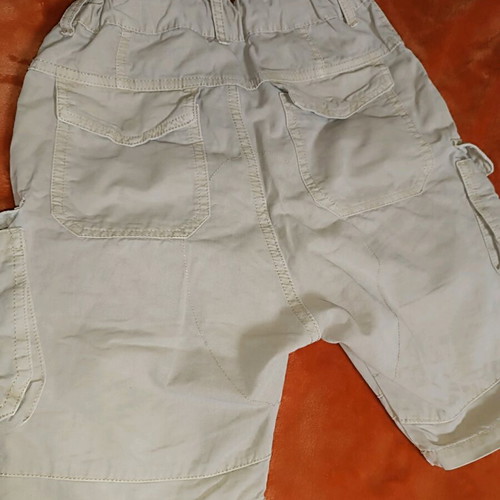 Bermuda shorts and shirt for 8-year-old boy like new, 100% cotton