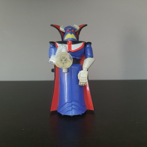 Evil Emperor Zurg figure used, Toy Story 2000, 11cm with mechanism