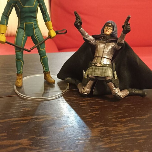 Neca figures Kick Ass and Hit Girl like new, pack of 2 figures